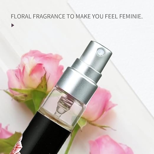 MINISO Eau De Toilette Long Lasting Floral Perfume For Women, 15ml, Magic Rosy Clouds