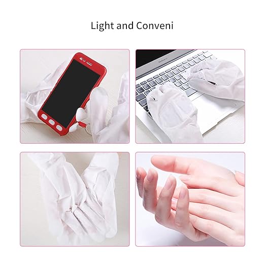 MINISO Hands Moisturizing Gloves, Winter Quick Hydration & Nourishment Hand Mask for Relieving Dry Rough Hand Skin, Repair Mask for Hand Spa, One Pair Rose