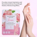 MINISO Hands Moisturizing Gloves, Winter Quick Hydration & Nourishment Hand Mask for Relieving Dry Rough Hand Skin, Repair Mask for Hand Spa, One Pair Rose