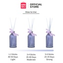MINISO Lost in Garden Home Fragrance Flameless Essential Oil with Diffuser Sticks Room Freshener for Home, Bedroom, Living Room, Velvet Tuberose